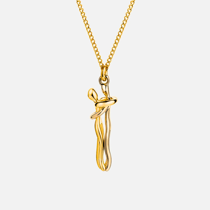 Hug Necklace - Solid Gold