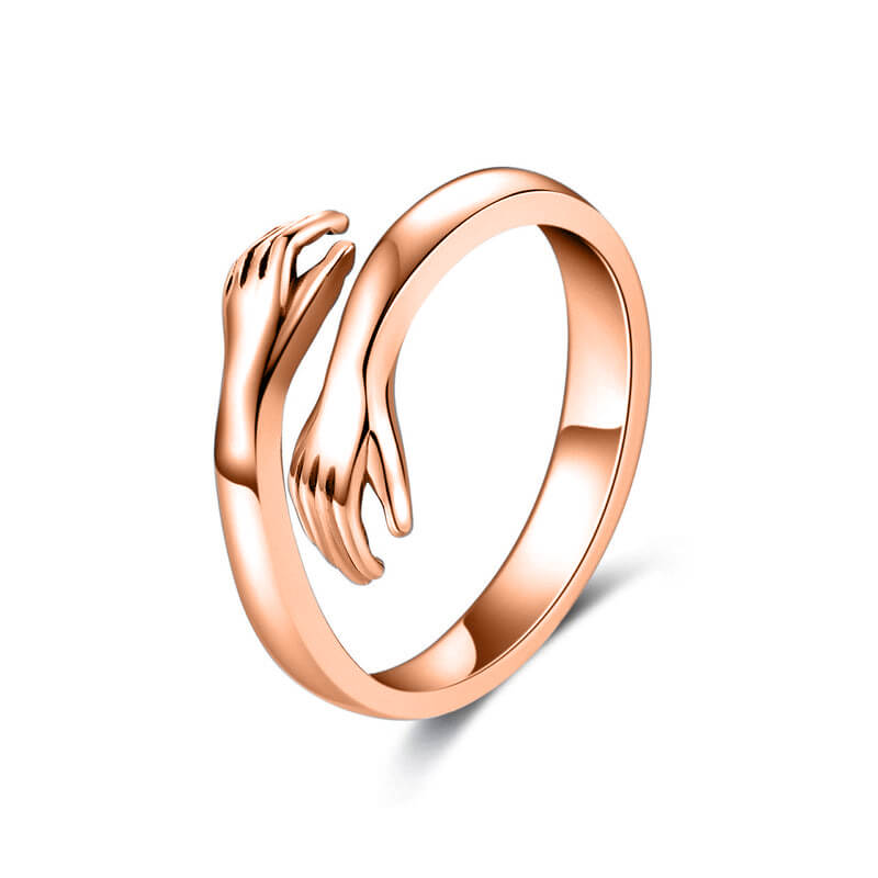 Hug Ring in Rose Gold