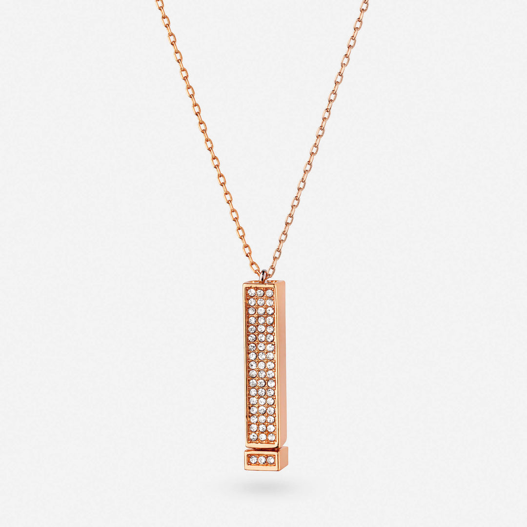 "I Love You" Necklace in Rose Gold